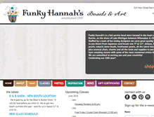 Tablet Screenshot of funkyhannahs.com